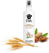 Load image into Gallery viewer, John Paul Pet Oatmeal Conditioning Spray for Dogs and Cats, Sensitive Skin Formula Soothes and Moisturizes Dry Skin and Fur, Non-Aerosol, 8-Ounce

