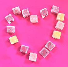 Load image into Gallery viewer, ORGANIC Chewy Candies - Lovely Co. 5oz Bag - Strawberry, Lemon &amp; Cherry Flavors | NO HFCS, GLUTEN or Fake Ingredients, 100% VEGAN &amp; Kosher!
