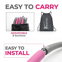 Load image into Gallery viewer, Haunz Exercise Hula Hoop for Adults | Weighted Hula Hoops with Carry Bag for Storage and Jump Rope | Women Workout Equipment Hoola Hoop | 2 lbs Weighted Hula-Hoops for Weight Loss &amp; Burning Fat
