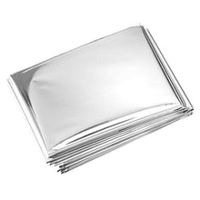 Load image into Gallery viewer, Primacare HB-10 Emergency Foil Mylar Thermal Blanket (Pack of 10), 52" Length x 84" Width, Silver
