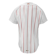 Load image into Gallery viewer, Mizuno Mizuno Pro Pinstripe Jersey, White/Red, X-Large
