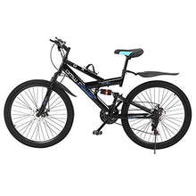 Load image into Gallery viewer, FartPeach 26in Professional Mountain Bike Full Suspension Carbon Steel Shimanos 21 Speed Bicycle for Men/Women
