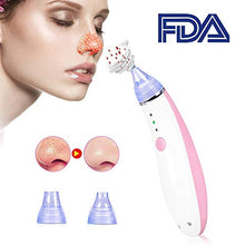 Load image into Gallery viewer, Mlikang Blackhead Remover Vacuum Suction Pore Cleaner, Blackhead Vacuum Extractor Tool Device Comedo Removal Suction Kit Electric Cleaning Tool Beauty Device for Women Men Face Nose
