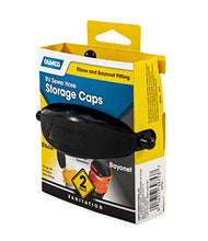Load image into Gallery viewer, Camco Rhino Flex Cap Bayonet And Elbow Cap - Seals Both Ends of Your Sewer Hose to Form a Odor Tight Connection While Storing (2 Pack) (39753)
