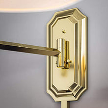 Load image into Gallery viewer, Kenroy Home 30130PB Nathaniel Wall Swing Arms, Medium, Polished Brass
