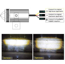 Load image into Gallery viewer, Exzeit Led Driving Light for Motorcycle, High Low Beam Function 1.3'' Fog Lights Headlights for Bike Polaris Yamaha Can Am ATV UTV, 12/24V, 30W, 6000 Lumens 2 pcs (White Light)
