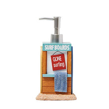Load image into Gallery viewer, SKL Home by Saturday Knight Ltd. Paradise Beach Soap Dispenser, 7.5" x 3" x 3.75", Multicolored
