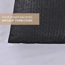 Load image into Gallery viewer, Seersucker Queen Comforter Set Black 3 PCs, All Season Reversible Down Alternative Quilted Duvet Insert, Hypoallergenic Microfiber Filling, Luxury Hotel Quality Bedding Sets in a Bag, Size 90 inch
