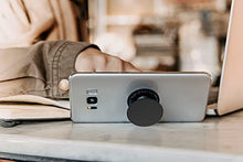 Load image into Gallery viewer, PopSockets: PopGrip with Swappable Top for Phones &amp; Tablets - Black
