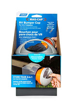 Load image into Gallery viewer, Camco RV Magnetic Bumper Cap | Allows for Convenient Storage of Your 4-in-1 Adapter During Travel | Features a Vented Cap for Air Flow While in Storage (40335), Gray

