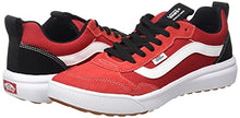 Load image into Gallery viewer, Vans Men's Low-Top Trainers Sneaker, Suede Canvas Red White, 11.5
