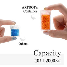 Load image into Gallery viewer, ARTDOT Diamond Painting Storage Containers, 60 Slots Diamond Painting Accessories Shockproof Jars for Jewelry Beads Rings Charms Glitter Rhinestones
