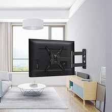 Load image into Gallery viewer, MOUNTUP TV Wall Mount, Full Motion Tilting TV Mount Bracket for Most 26-55 Inch Flat Curved TVs with Articulating Arms, Wall Mount TV Bracket with Max VESA 400X400mm and 88lbs, Fits Single Stud MU0014
