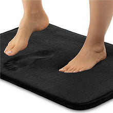 Load image into Gallery viewer, Gorilla Grip Thick Memory Foam Bath Rug, Soft Absorbent Luxury Mats, 30x20 Plush Velvet Topside, Machine Wash Rugs, Microfiber Dries Quickly, Cushioned Bathroom Mat for Bathtub, Shower Floor, Monument
