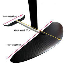 Load image into Gallery viewer, CISIMOVE Exclusive Big Wing Full Carbon SUP Hydrofoil with Aluminum Parts for Surf Foil (Hydrofoil Without mast)
