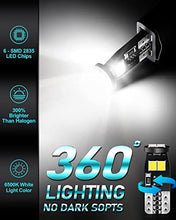 Load image into Gallery viewer, Combriller 194 LED Bulb White, Error Free 194 168 LED Bulb T10 2825 w5w Led Interior Car Lights for Car License Plate Light Dash Lights Interior Dome Map Door Marker Courtesy Light, Pack of 10
