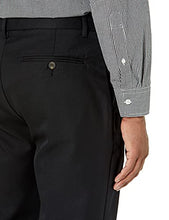 Load image into Gallery viewer, Amazon Essentials Men's Slim-Fit Flat-Front Dress Pant, Black, 34W x 32L
