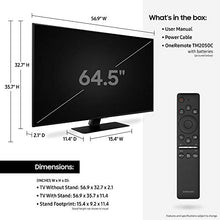 Load image into Gallery viewer, SAMSUNG 65-inch Class QLED Q80T Series - 4K UHD Direct Full Array 12X Quantum HDR 12X Smart TV with Alexa Built-in (QN65Q80TAFXZA, 2020 Model)
