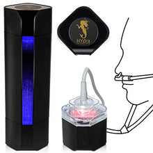 Load image into Gallery viewer, Le Angelique 2021 HYdra - Hydrogen Rich Water Bottle Generator + Gas Inhaler | 1.6 PPM Max Concentration Molecular H2 Maker Machine | PEM Membrane &amp; SPE Technology Ionizer | USB Recharge (Black)
