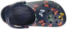 Load image into Gallery viewer, Crocs Men's and Women's Classic Vacay Vibes Clog|Casual Slip On Water Shoe, Butterfly, 8 US 6 US M US
