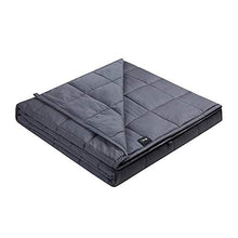 Load image into Gallery viewer, ZonLi Adults Weighted Blanket 20 lbs(60''x80'', Grey, Queen Size), Cooling Weighted Blanket for Adult, 100% Cotton Material with Glass Beads
