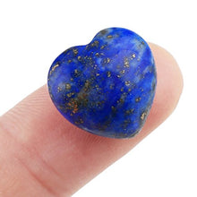 Load image into Gallery viewer, rockcloud Healing Crystal 0.5 inch Lapis Lazuli Carved Worry Stone Chakra Reiki Balancing(Pack of 10)
