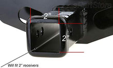 Load image into Gallery viewer, eVerHITCH US American Black &amp; Chrome Flag Emblem Trailer Metal Hitch Cover Fits 2" Receivers
