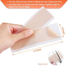 Load image into Gallery viewer, Silicone Scar Sheet, Scar Away, Scar Removal Treatment Sheet, 5.9'' x 1.6'',5 Pack, for Hypertrophic Scar,Keloid Scar,C-section Scar,Surgery Scar,Burn Scar, Acne Scar Removal Treatment by Ealionmed
