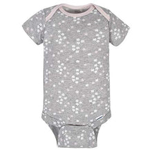 Load image into Gallery viewer, GERBER Baby Girls 4-Pack Short Sleeve Onesies Bodysuits, Pink Butterfly, 6-9 Months
