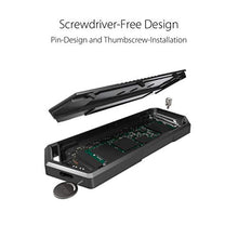 Load image into Gallery viewer, ASUS ROG STRIX Arion Aluminum Alloy M.2 NVMe SSD External Portable Enclosure Case Adapter, USB 3.2 Gen 2 Type-C (10 Gbps), USB-C to C and USB-C to A Cables, Fits PCIe 2280/2260/2242/2230 M Key/B+M Key

