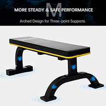 Load image into Gallery viewer, Flat Weight Bench, Doufit WB-02 Heavy Duty Exercise Bench for Home Gym, Dumbbell Workout Bench for Weight Training
