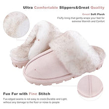 Load image into Gallery viewer, shoeslocker Womens Slippers Size 9 Casual Breathable House Slippers Comfort Memory Foam Slip-on Shoes Pink
