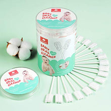 Load image into Gallery viewer, 48PCS Baby Toothbrush, Newborn Baby Tongue Cleaner Toothbrush Clean Baby Gums Disposable Tongue Cleaner Soft Gauze Toothbrush Infant Oral Cleaning Stick Dental Care for 0-36 Months Baby
