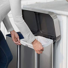Load image into Gallery viewer, simplehuman Code H Custom Fit Drawstring Trash Bags, 60 Pack, White, 60 Count
