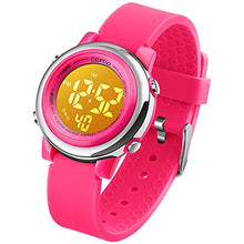 Load image into Gallery viewer, Kids Digital Sport Waterproof Watch for Girls Boys, Kid Sports Outdoor LED Electrical Watches with Luminous Alarm Stopwatch Child Wristwatch
