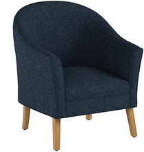 Load image into Gallery viewer, HomePop Chunky Textured Accent Chair, Blue
