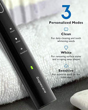 Load image into Gallery viewer, Supecare Electric Toothbrush Sonic Whitening - Rechargeable Battery Toothbrush with Timer, 4 Brushes heads, Oral Cleaning Combo, 1.5 Hr Charge Last 30 Days Toothbrush for Adults and Kids
