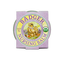 Load image into Gallery viewer, Badger - Nursing Balm, Sunflower &amp; Coconut, Certified Organic Nipple Balm for Breastfeeding, Soothe &amp; Protect, Nipple Butter, 0.75 oz

