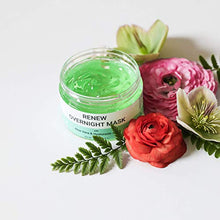 Load image into Gallery viewer, Renew Overnight Sleeping Facial Mask by Doppeltree with Aloe Vera &amp; Hyaluronic Acid - Hydrating Face Mask for Night Time Skin Repair - Formulated in San Francisco
