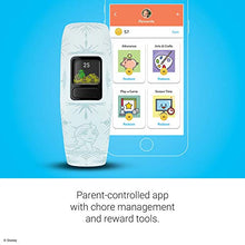 Load image into Gallery viewer, Garmin 010-01909-38 Vivofit Jr. 2, Kids Fitness/Activity Tracker, 1-Year Battery Life, Adjustable Band, Disney Frozen 2, Elsa, Light Blue
