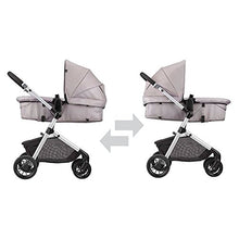 Load image into Gallery viewer, Evenflo Pivot Modular Travel System, Lightweight Baby Stroller, Sleek &amp; Versatile, Easy Infant Car Seat Transfer, Oversized Storage Basket, Blanket Boot, Travel Stroller, 3-Panel Canopy, Sandstone Tan
