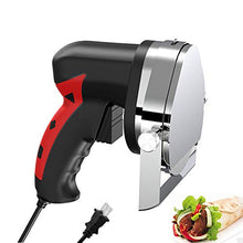 Load image into Gallery viewer, CARIHOME Electric Kebab Knife, Professional Turkish Kebab Knife, 80W Stainless Steel Slicer Machine For Cutting , Adjustable Thickness, Ideal for Cold Cuts, Hard Cheese, Vegetables &amp; Bread (AMZ003KIN0176-a)
