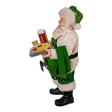 Load image into Gallery viewer, Kurt S. Adler Kurt Adler 10.5-Inch Fabriché Musical Irish Chef Santa, Multi
