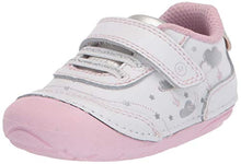 Load image into Gallery viewer, Stride Rite Girls' Soft Motion Adalyn Athletic Sneaker, White/Silver, 3 M US Infant
