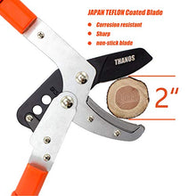 Load image into Gallery viewer, THANOS A1101 Extendable Anvil Loppers Tree Trimmer with Compound Action,Chops Thick Branch Ease,28-40'' Telescopic Heavy Duty Branch Cutter,2 inch Clean Cut Capacity.
