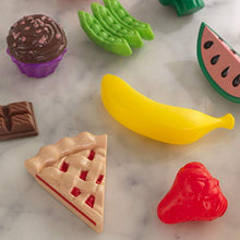 Load image into Gallery viewer, KidKraft 30-Piece Plastic Play Food Set, Fruits, Veggies, Sweets and More, Use with Play Kitchens, Gift for Ages 3+
