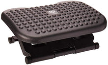 Load image into Gallery viewer, Mind Reader Comfy Rest, Ergonomic Foot, Pressure Relief for Comfort, Back, and Body, 3 Height, Black
