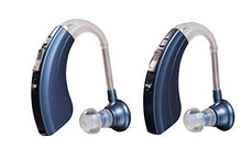 Load image into Gallery viewer, Digital Hearing Amplifiers Qty 2 (Modern Blue) 500hr Battery by Britzgo BHA-220D - 1 Year Warranty!!
