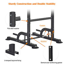 Load image into Gallery viewer, RELIFE REBUILD YOUR LIFE Power Tower Pull Up Dip Station for Home Gym Adjustable Height Strength Training Workout Equipment
