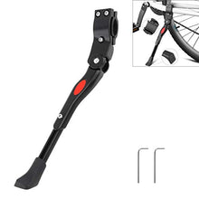 Load image into Gallery viewer, LERTREE Bicycle Kickstand Aluminum Alloy Kickstand Adjustable Bike Side Stand Cycling Accessories (Black)
